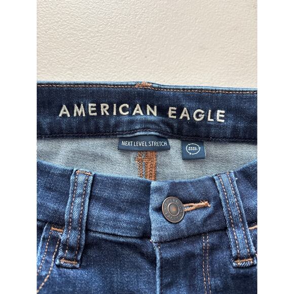 American Eagle Pants Denim Jeans Women's Size 6 Blue Next Level Stretch Mid Rise - Picture 3 of 10